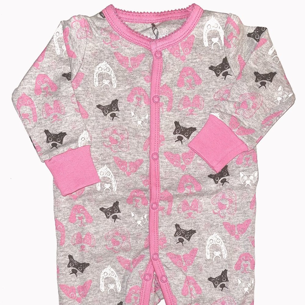 NWT Deux par Deux Soft Cotton One Piece Footie Bodysuit